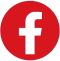 S POZADÍM facebook logo malé červené